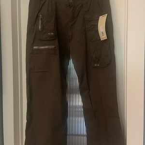 Johnny Was. Poplin Cargo. Size 12. Green.